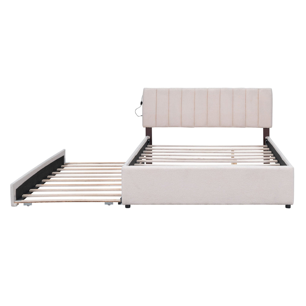 Upholstered Platform Bed With Trundle by Couch.com