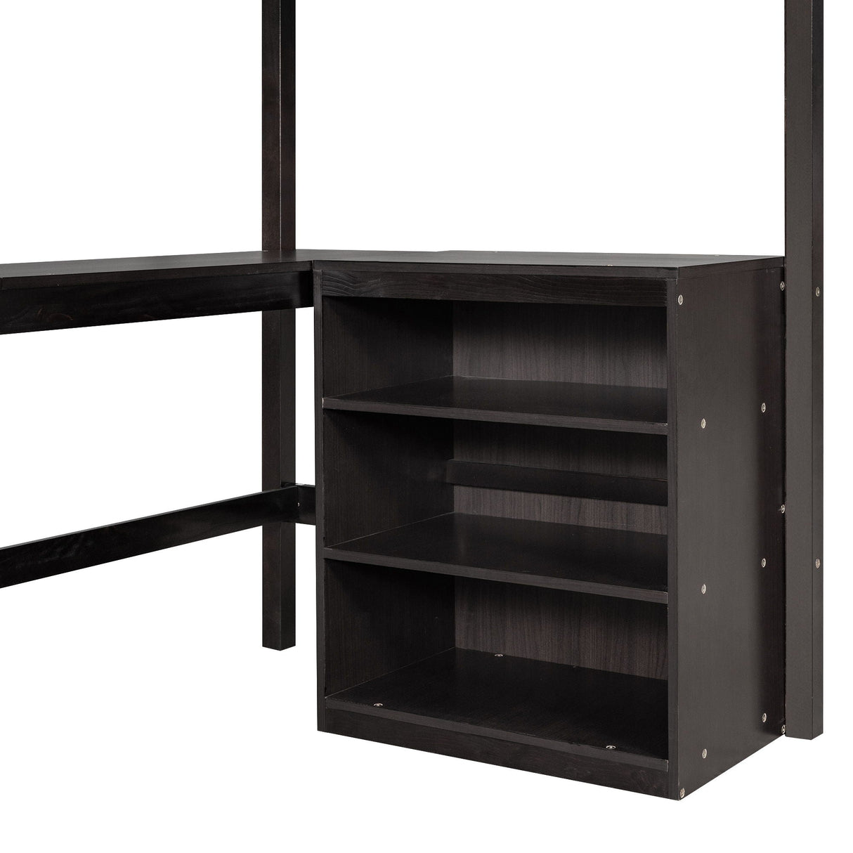 Loft Bed With Shelves With Desk by Couch.com