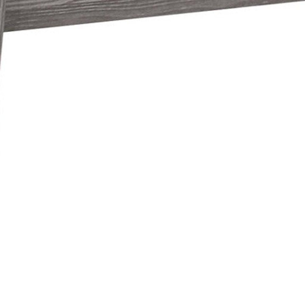 42" Gray Open Shelving TV Stand