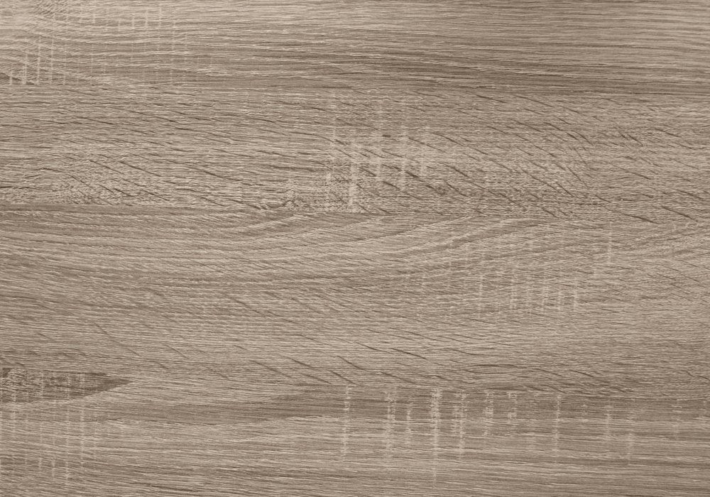 18.25" X 12" X 24" Dark Taupe Finish Hollow Core Accent Table