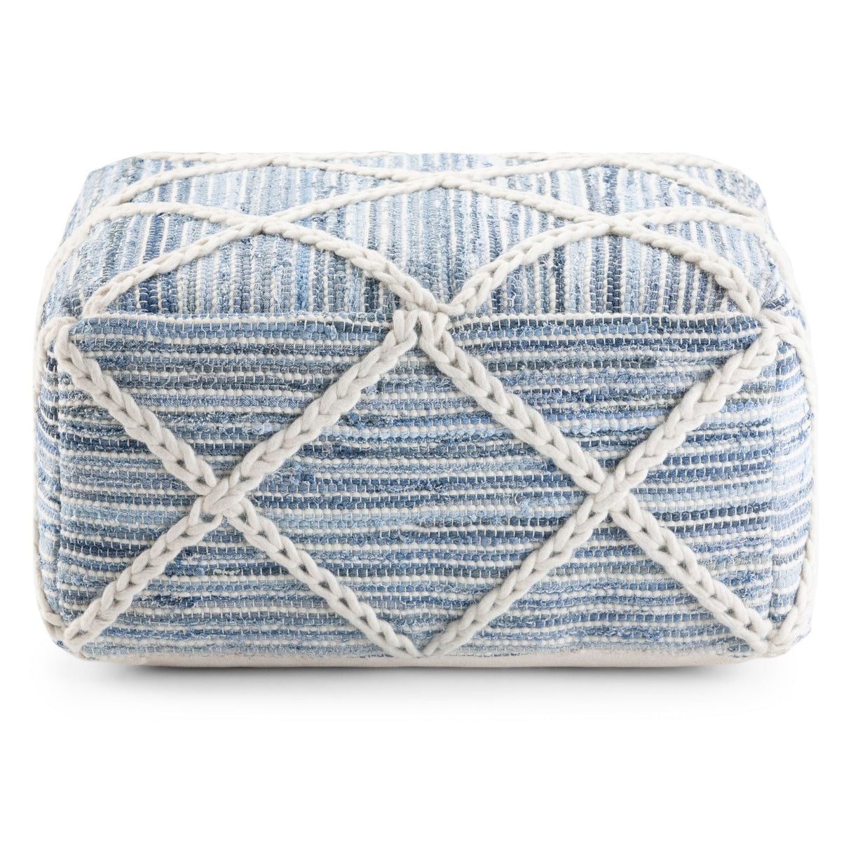 Cowan - Handcrafted Square Pouf