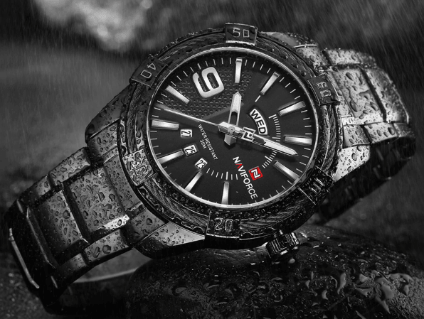 Men's Luxury Stainless steal Waterproof Watch With Day And Date Display Unique Design Perfect Gift In Modern Metal Men Wrist Watch Design