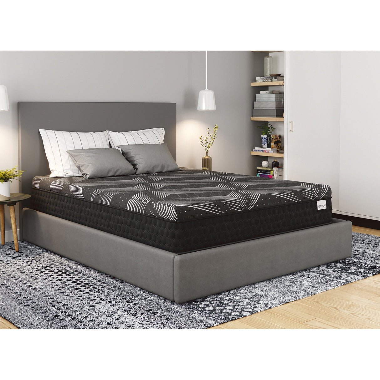 Diamond Matrix Copper Cooling Hybrid Twin Mattress 11 Inch Medium Feel