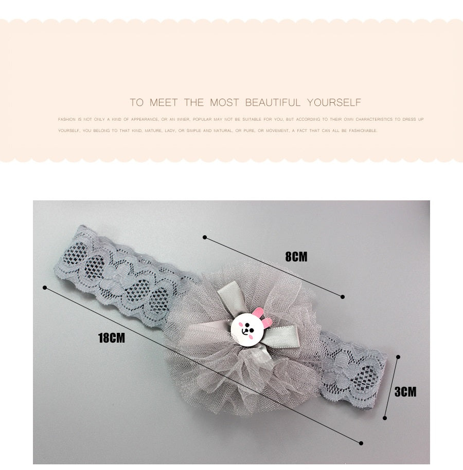 Flower Baby Girl Headband Socks Set Shoes With Crown Bows Newborn Headbands For Girls Turban Baby Hair Accessories