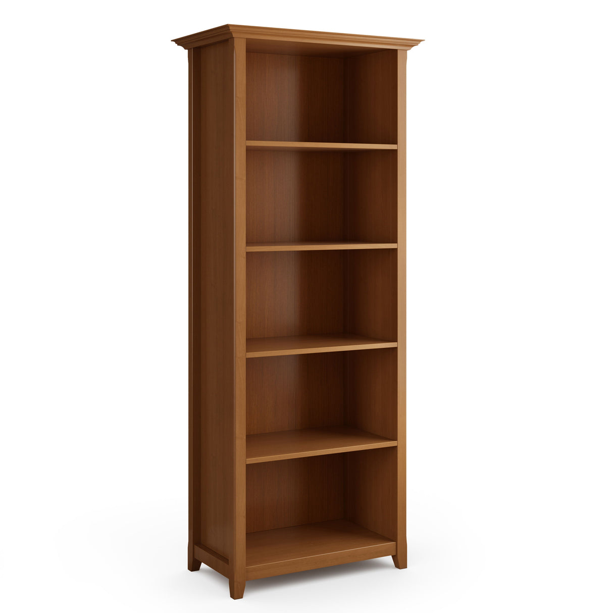 Amherst - 5 Shelf Bookcase - Light Golden Brown by Couch.com