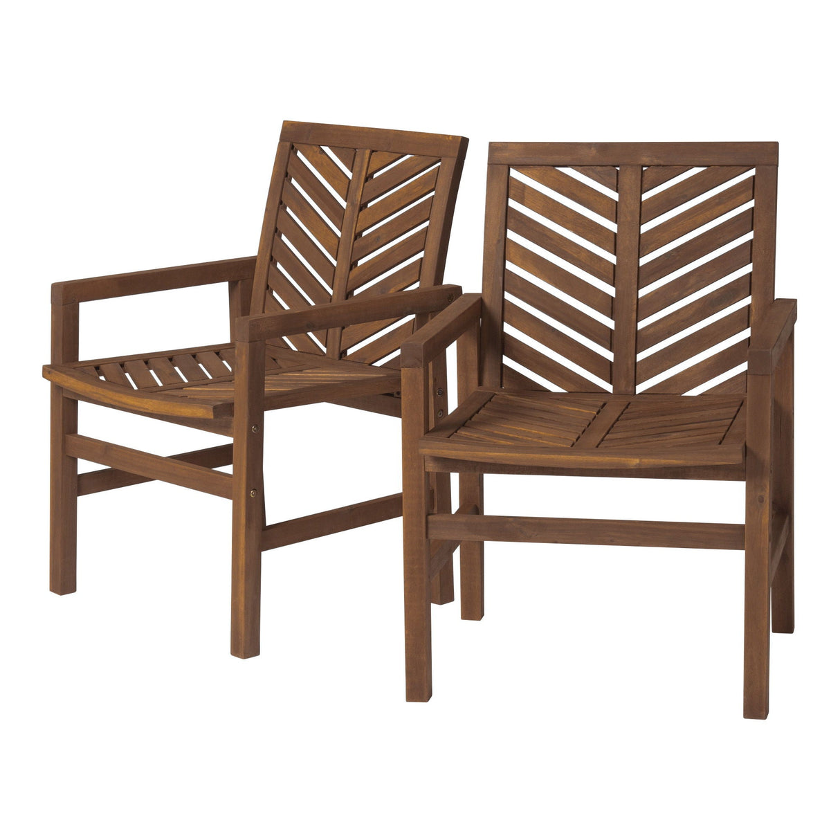 Modern 2 Piece Chevron Patio Chairs by Couch.com