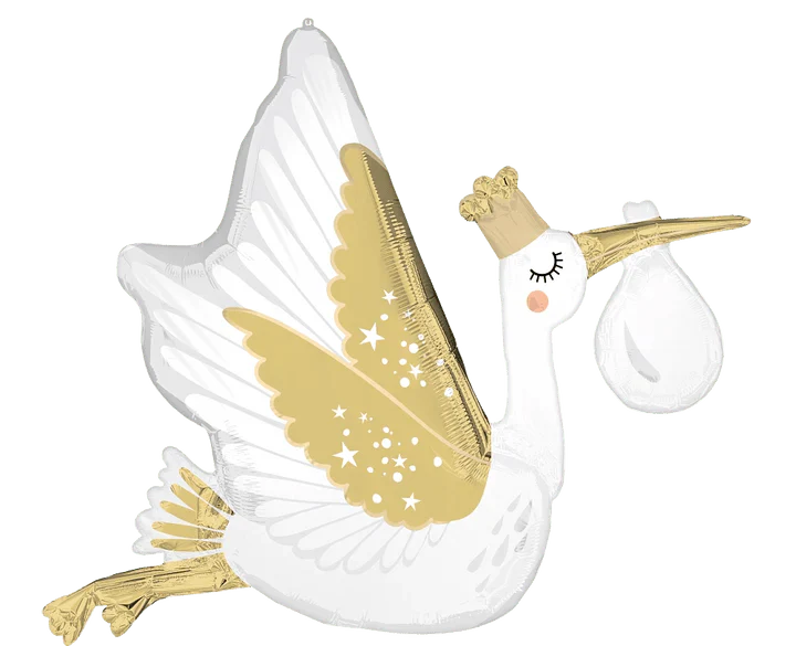 35" Special Delivery Baby Stork - Anagram