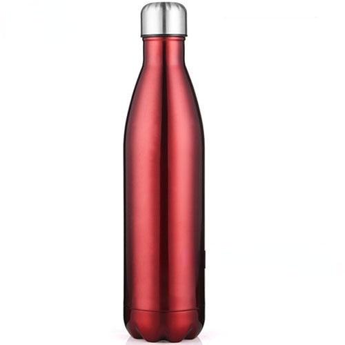 350/500/750/1000ml Double Wall Stainless Steel Water Bottle Thermos Bottle Keep Hot and Cold Insulated Vacuum Flask Sport Stainless Steel Double Wall Insulated Water Bottle for Travel