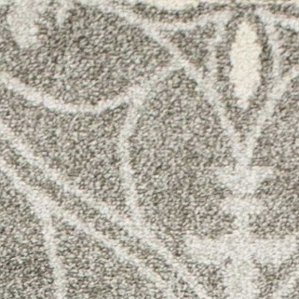 2' X 4' Gray Moroccan Indoor Outdoor Area Rug
