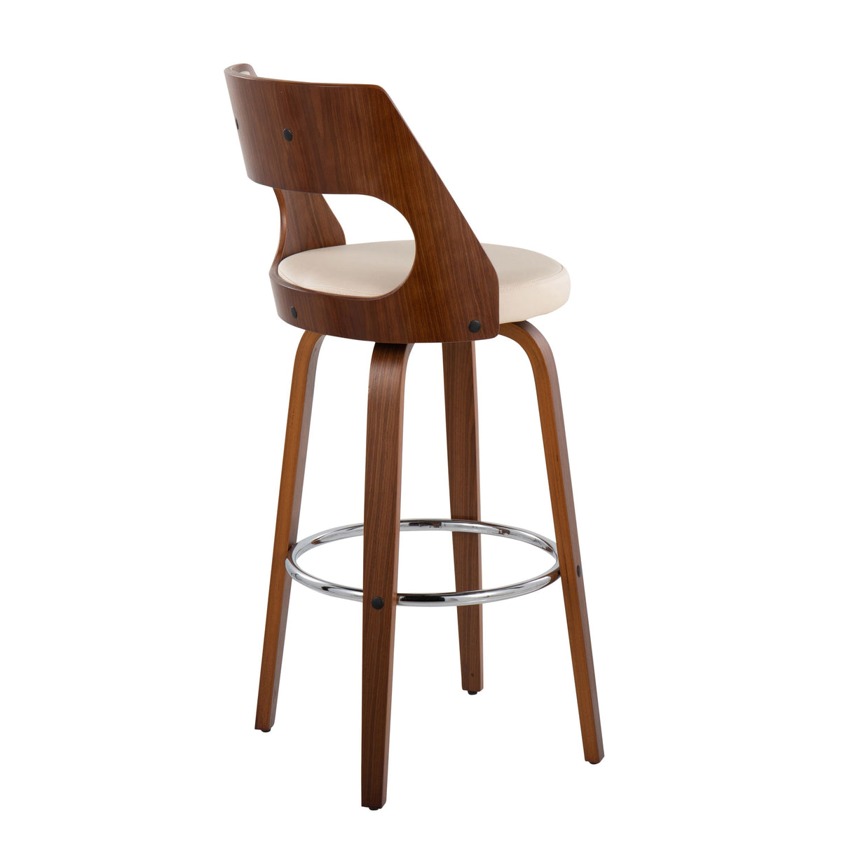 Cecina - Mid-Century Modern Barstool With Swivel (Set of 2) by Couch.com