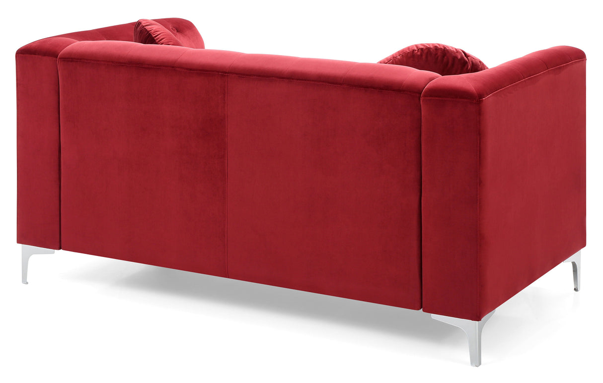 Stylish Sloped Arm Loveseat by Couch.com
