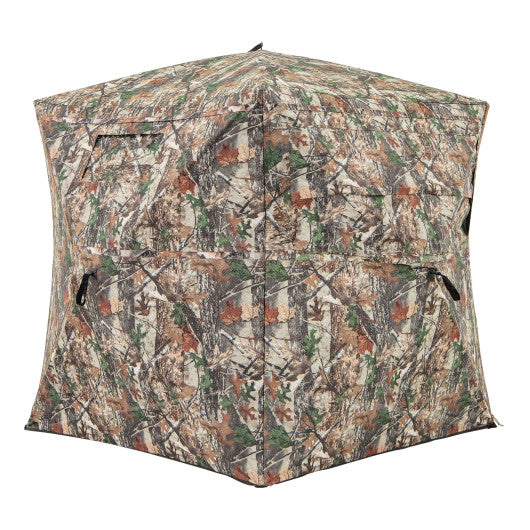 360 ° One Way See Through Hunting Blind Ground Blind with Portable Carrying Bag