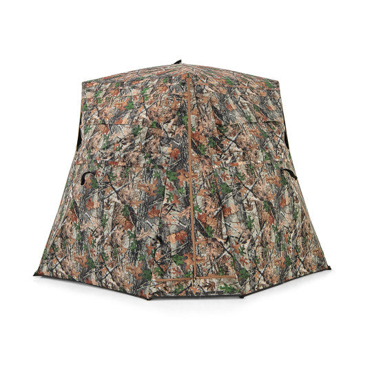 360 ° One Way See Through Ground Hunting Blind for Deer and Turkey Hunting