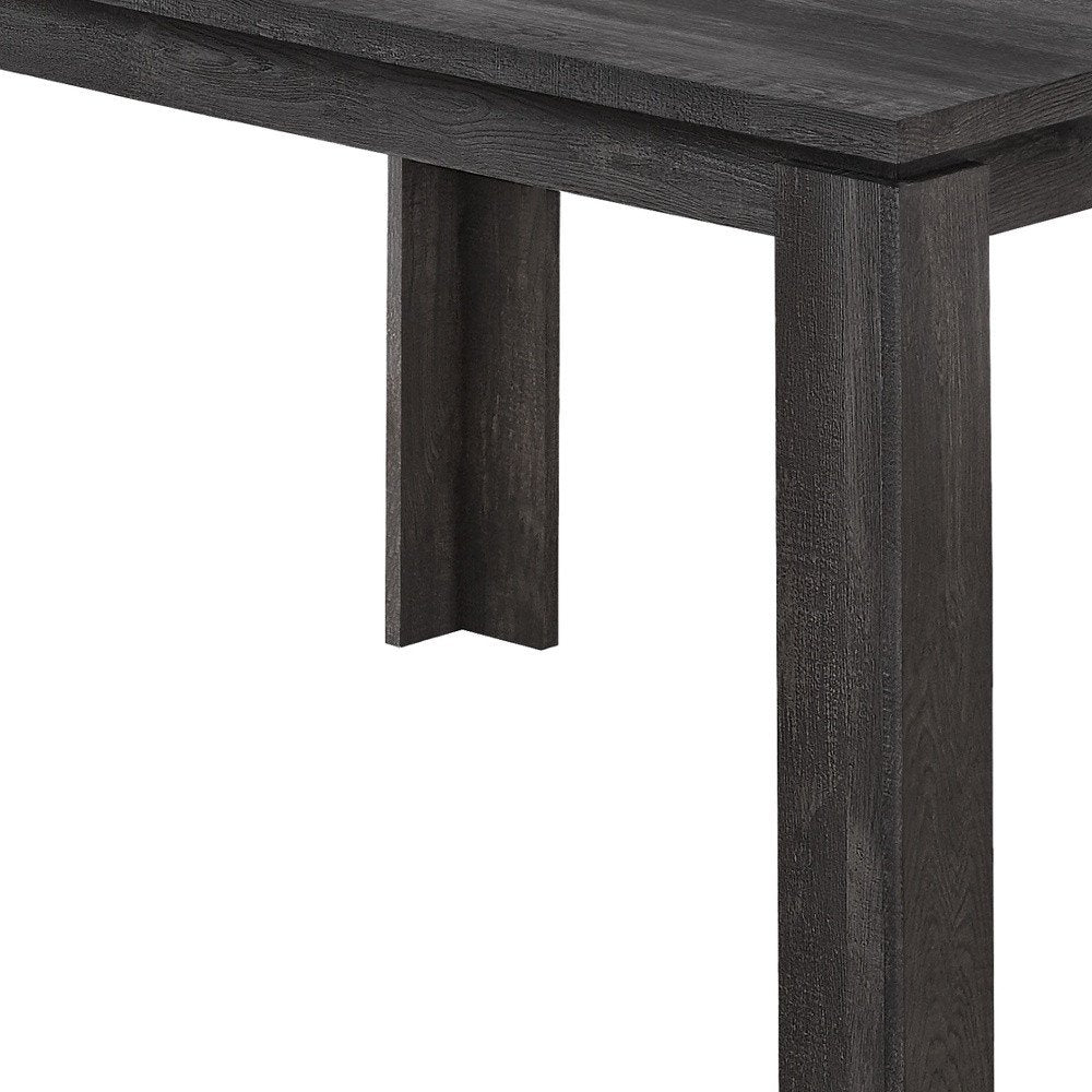 47" Black Dining Table