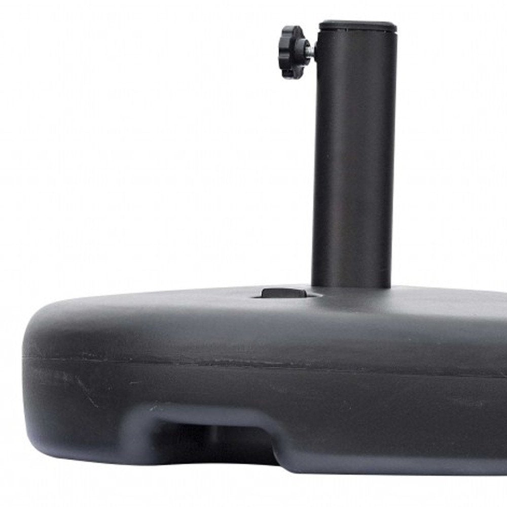 Black Heavy Duty Plastic Umbrella Base