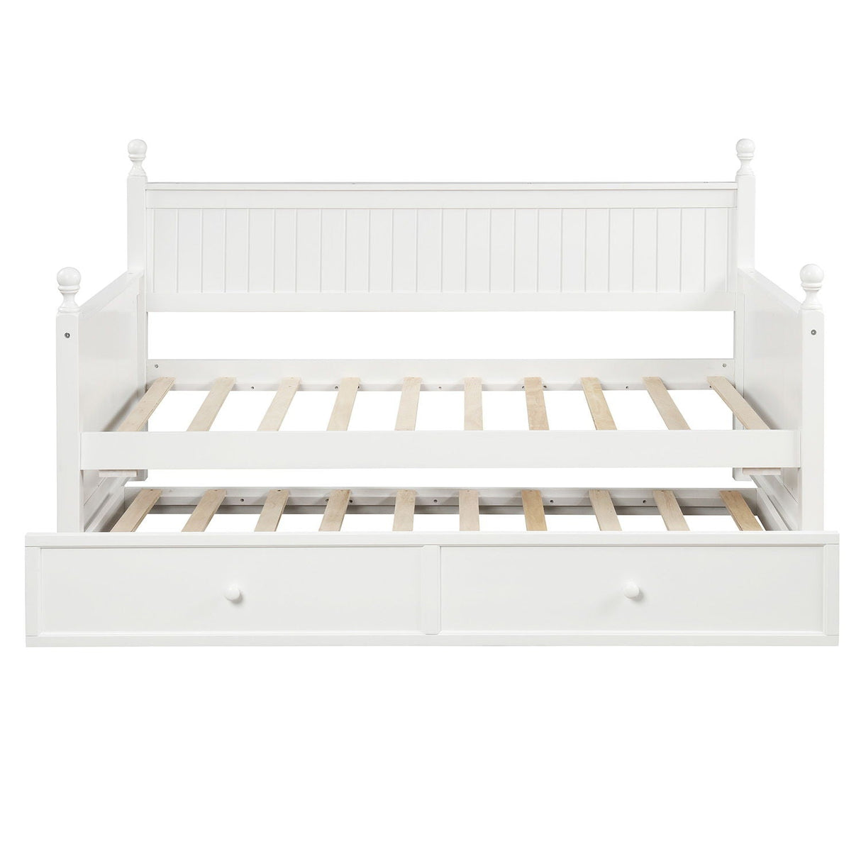 Twin Size Daybed & Twin Size Trundle - White by Couch.com