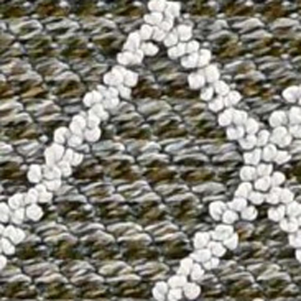 4' X 6' Gray Southwestern Indoor Outdoor Area Rug