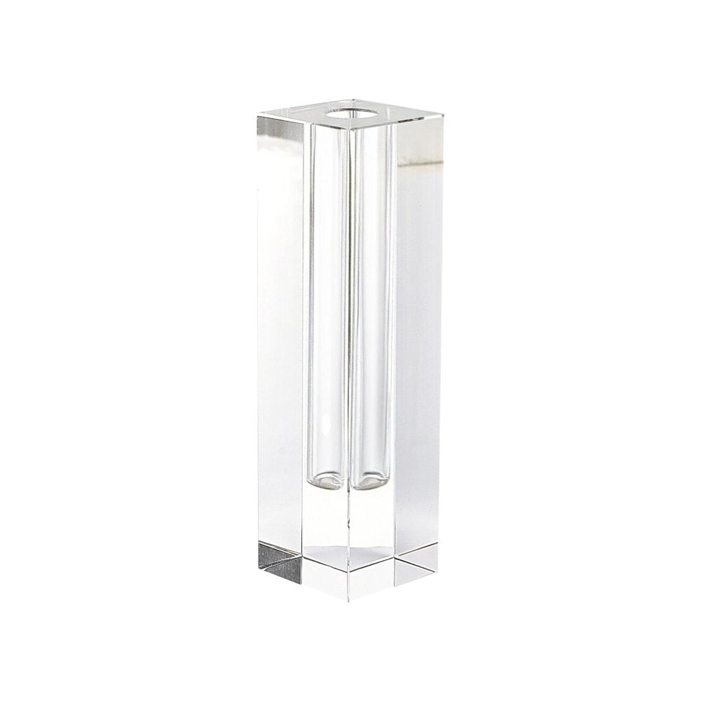 7" Clear Bud Lead Free Crystal Table Vase
