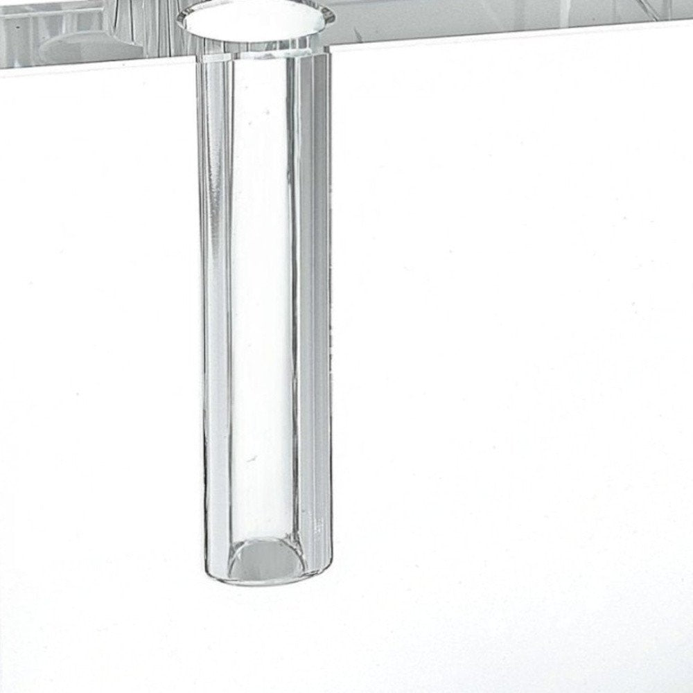 5" Clear Lead Free Crystal Bud Vase