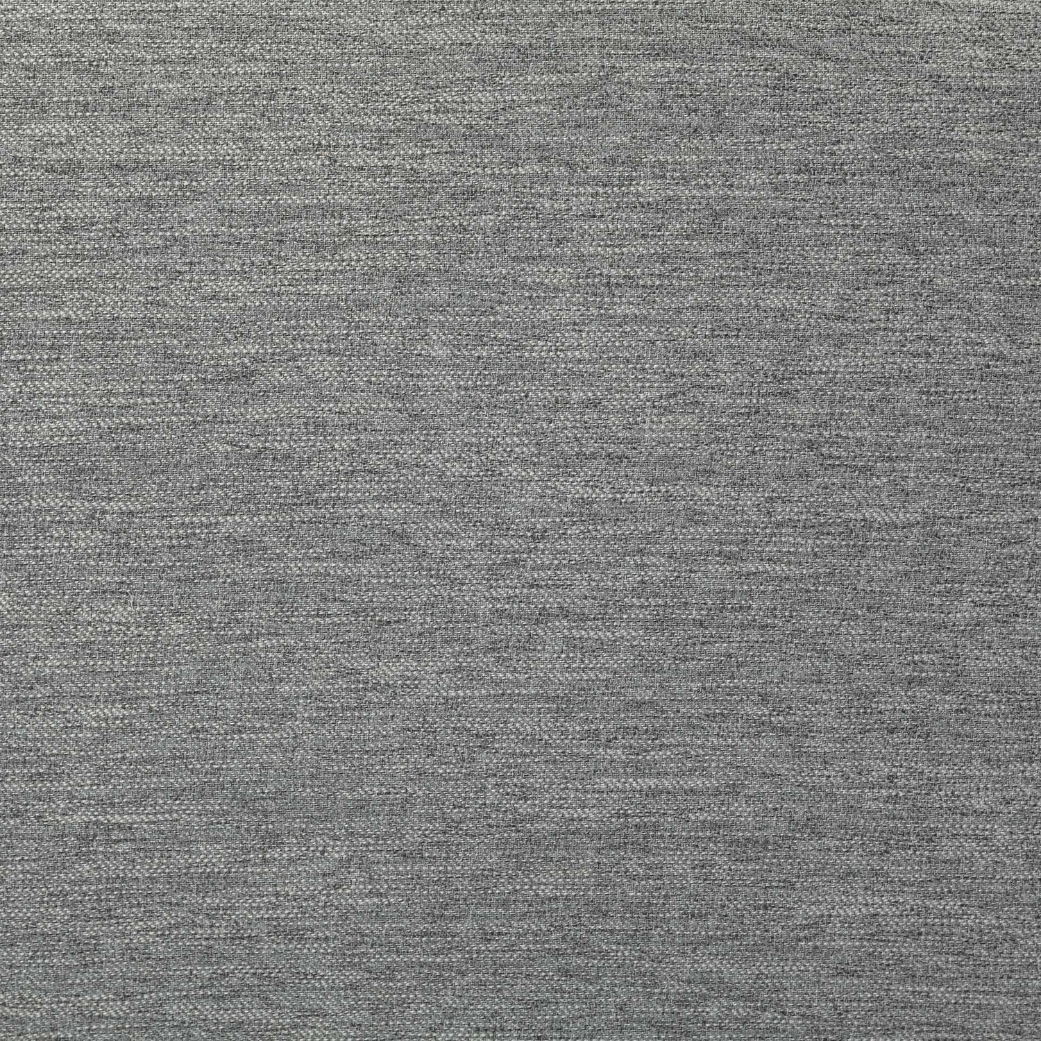 38" Gray and Brown Linen Arm Chair