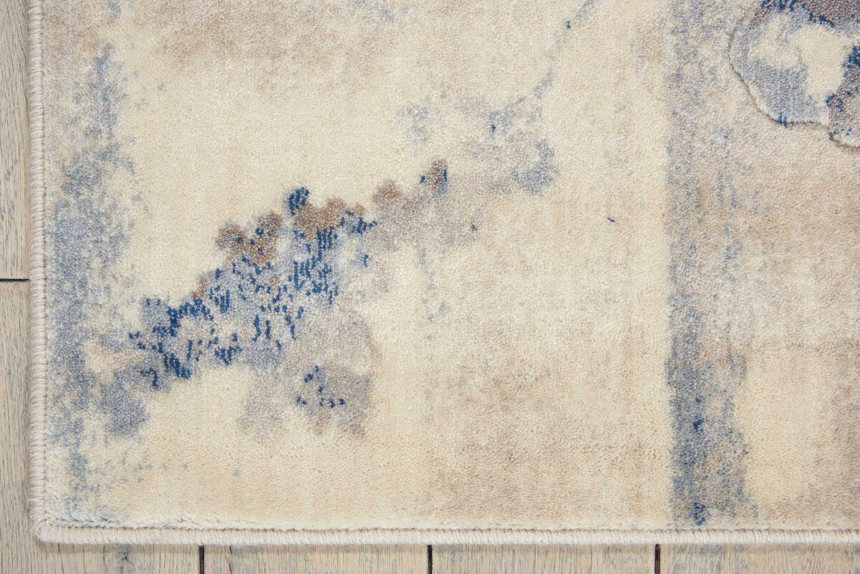 3' X 4' Green Damask Indoor Outdoor Area Rug