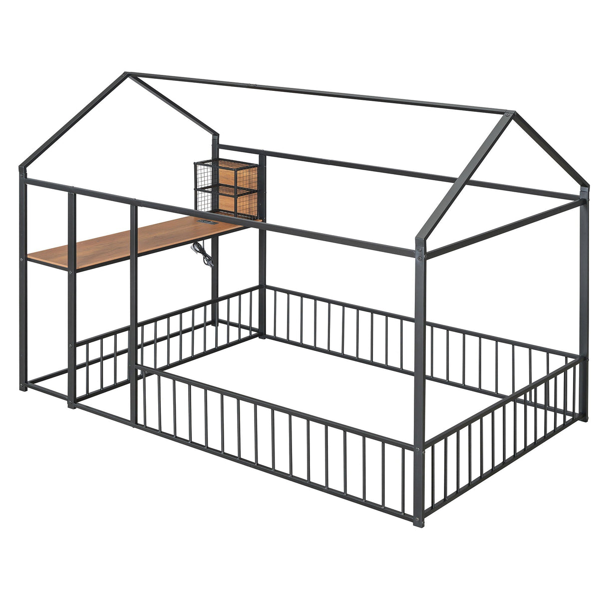 House Frame With Desk, Shelves, Power Outlets And USB Ports by Couch.com