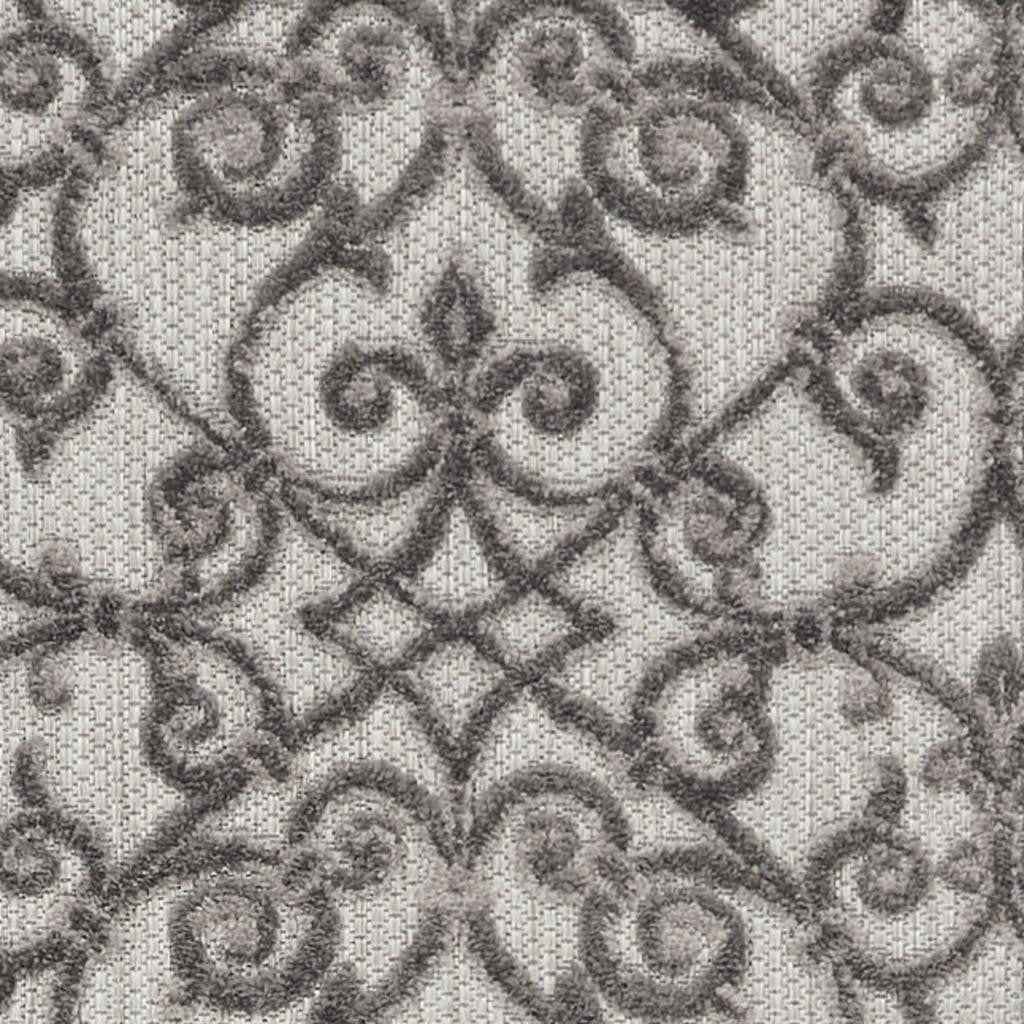 6' Gray Indoor Outdoor Area Rug