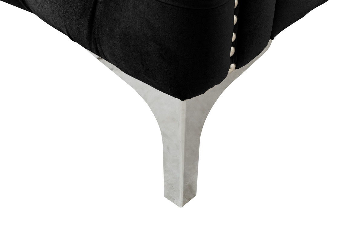 Bayberry - Velvet Loveseat With 2 Pillows by Couch.com