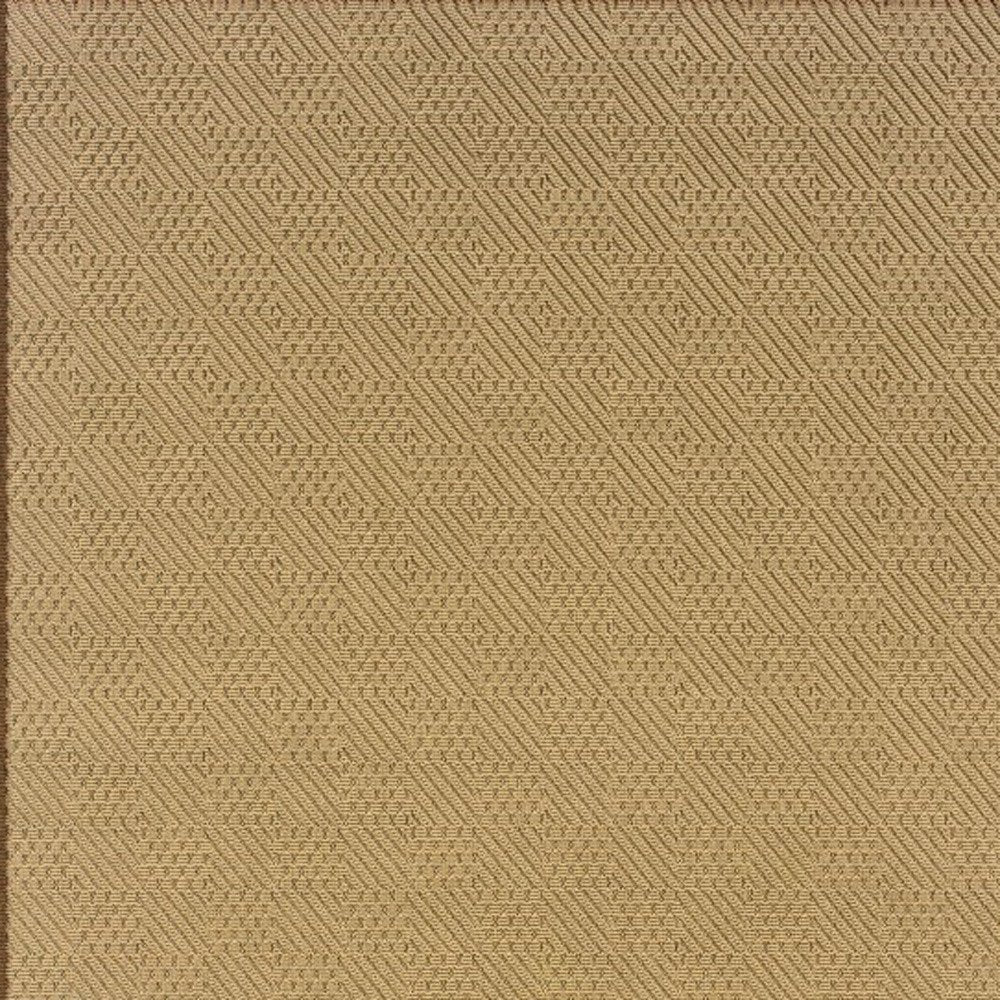 8' X 13' Beige Indoor Outdoor Area Rug