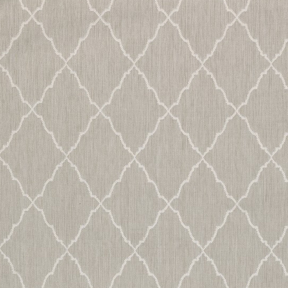 3' X 5' Gray And Ivory Indoor Outdoor Area Rug
