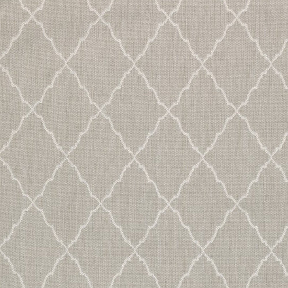 3' X 5' Gray And Ivory Indoor Outdoor Area Rug