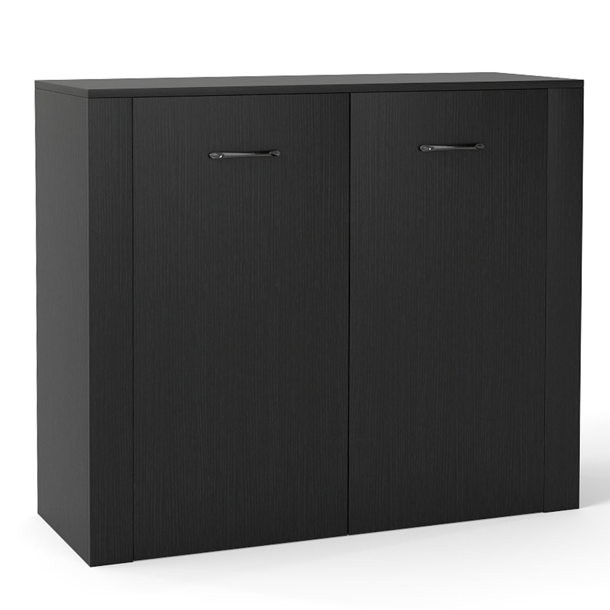 38" Buffet Modern Sideboard Cabinet with Storage-Black