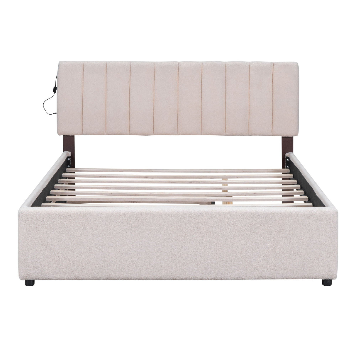 Upholstered Platform Bed With Trundle by Couch.com