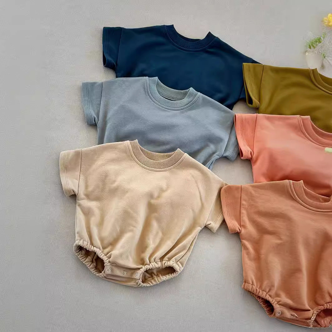 New Korean Style Ins Infant Rompers Spring And Autumn Clothing