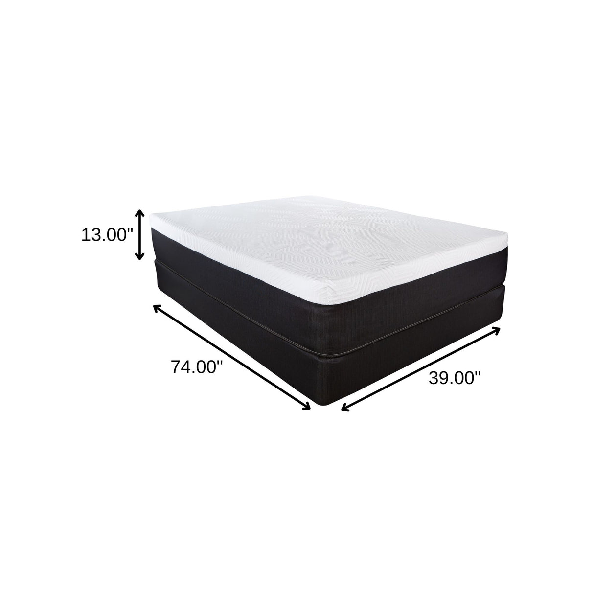 13" Hybrid Pocket Coil Gel Memory Foam Mattress