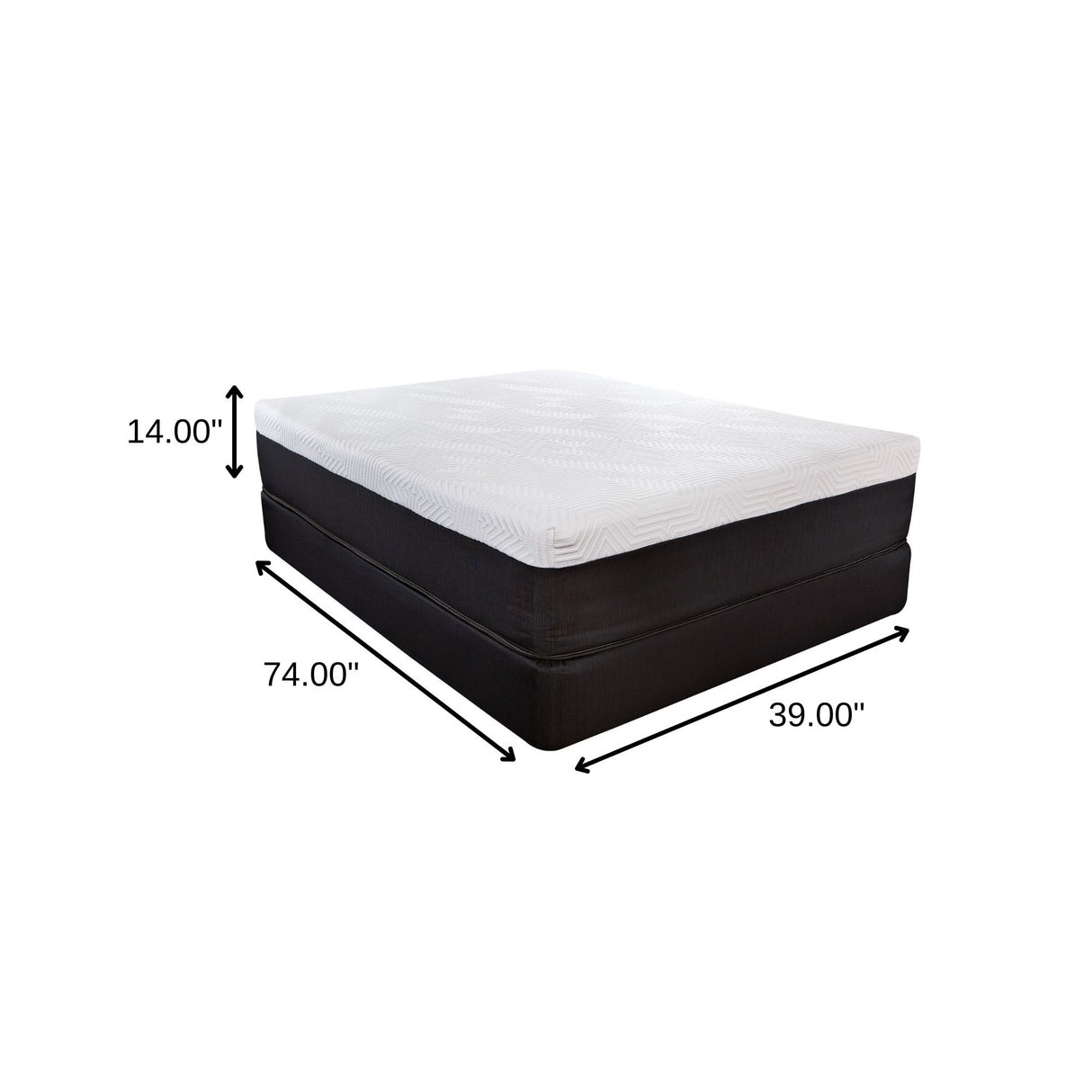 14" Hybrid Pocket Coil Copper Infused Gel Memory Foam Mattress