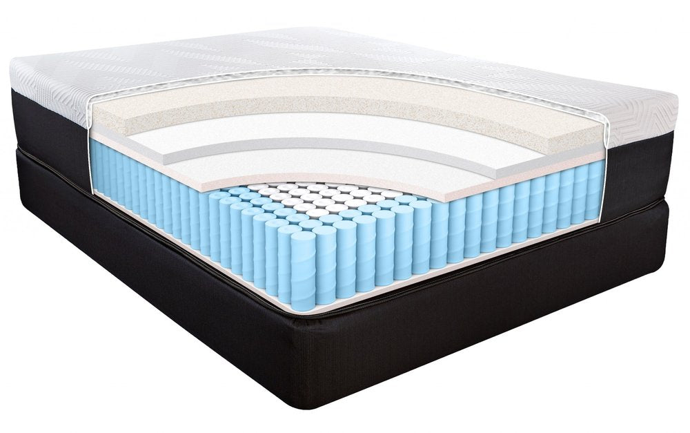 14" Hybrid Pocket Coil Copper Infused Gel Memory Foam Mattress