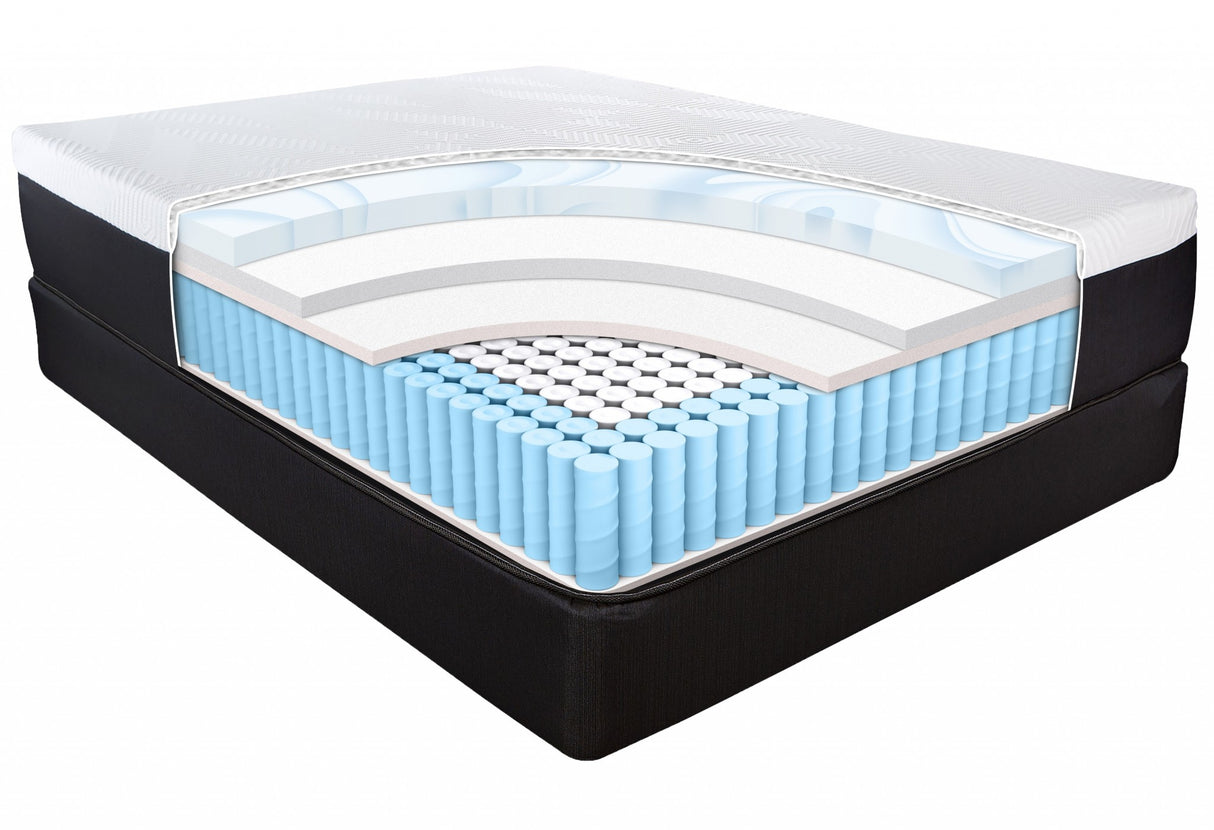 13" Hybrid Pocket Coil Gel Memory Foam Mattress