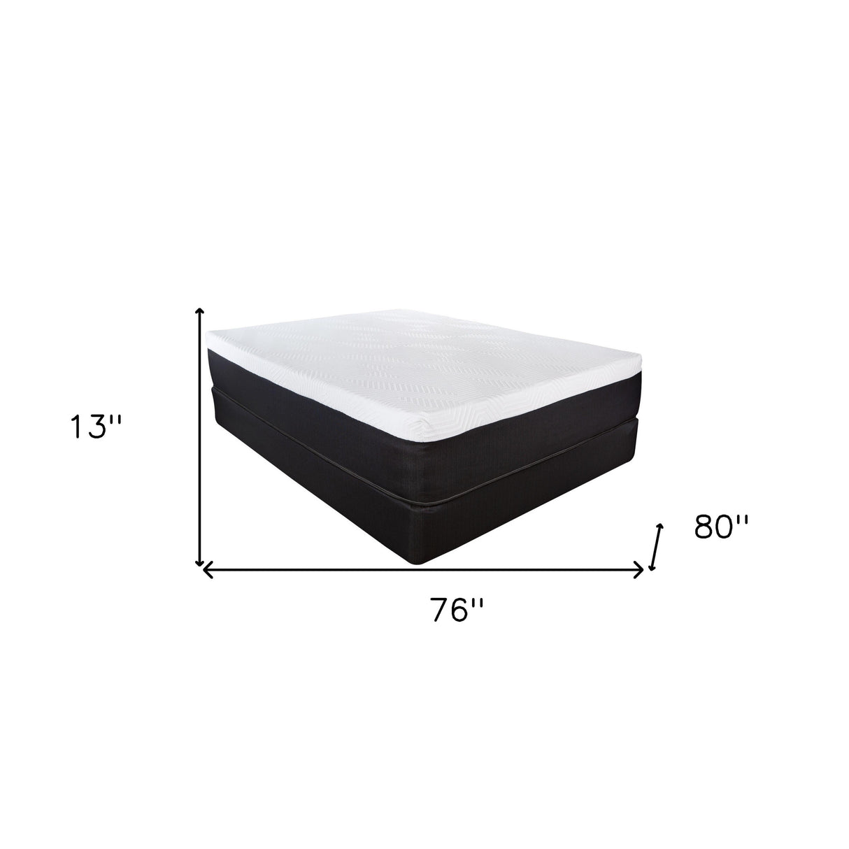 13" Hybrid Pocket Coil Gel Memory Foam Mattress