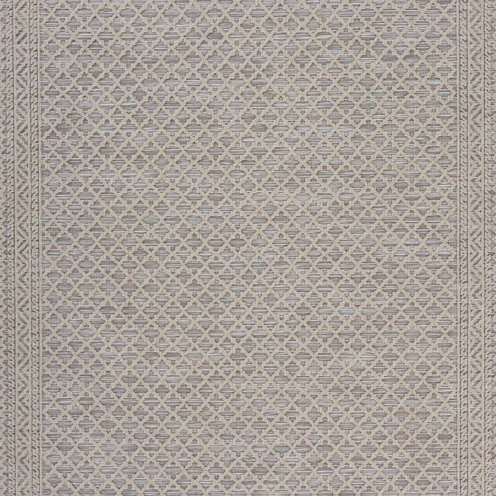 5' X 7' Gray Indoor Outdoor Area Rug