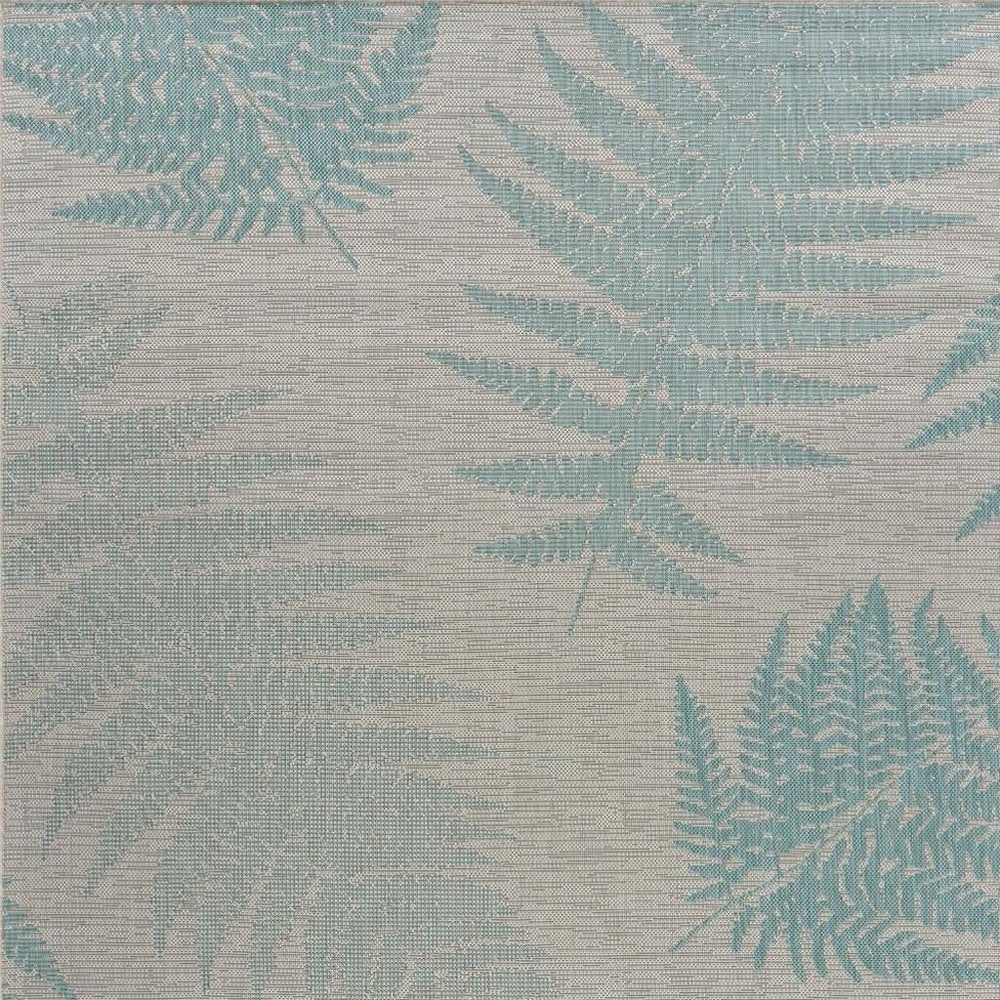 5' X 7' Gray Indoor Outdoor Area Rug