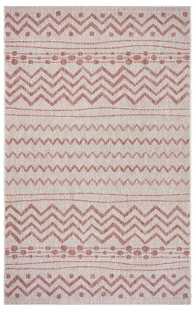2' X 3' Beige Indoor Outdoor Area Rug
