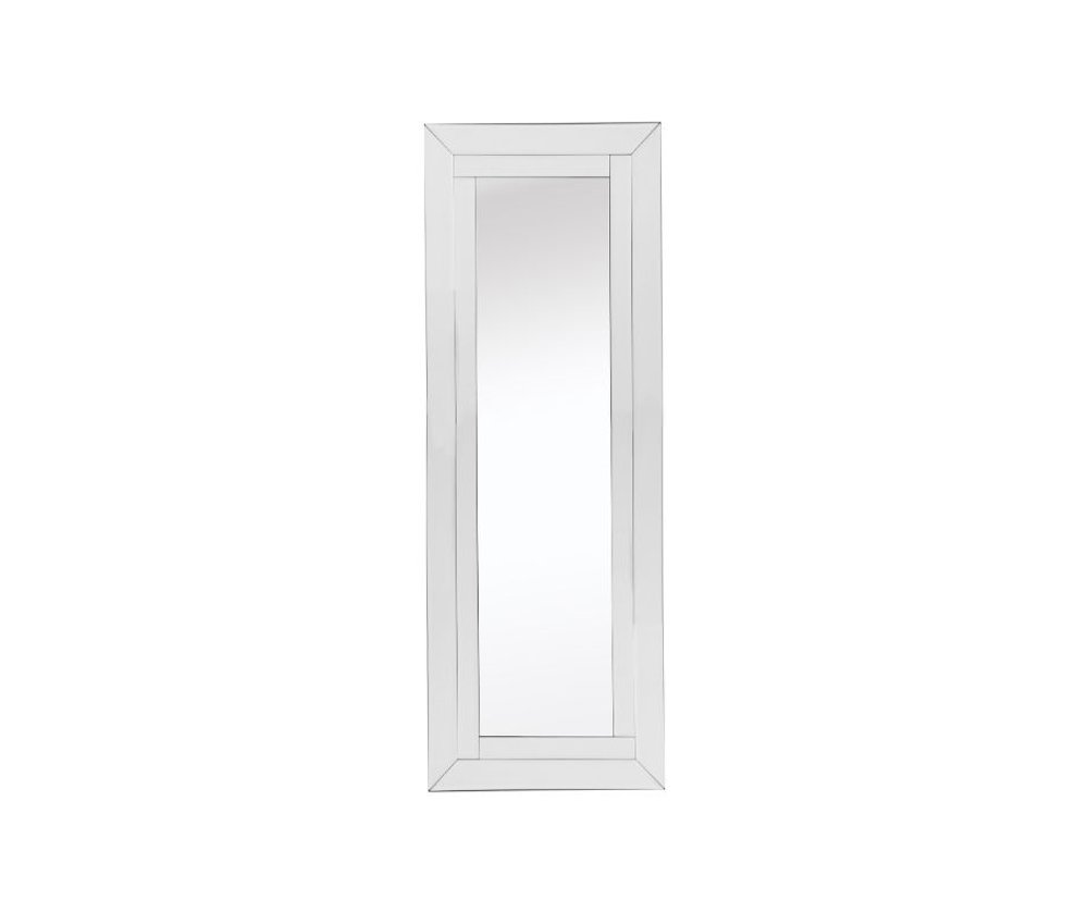 48" Clear Glass Framed Full Length Hanging Mirror