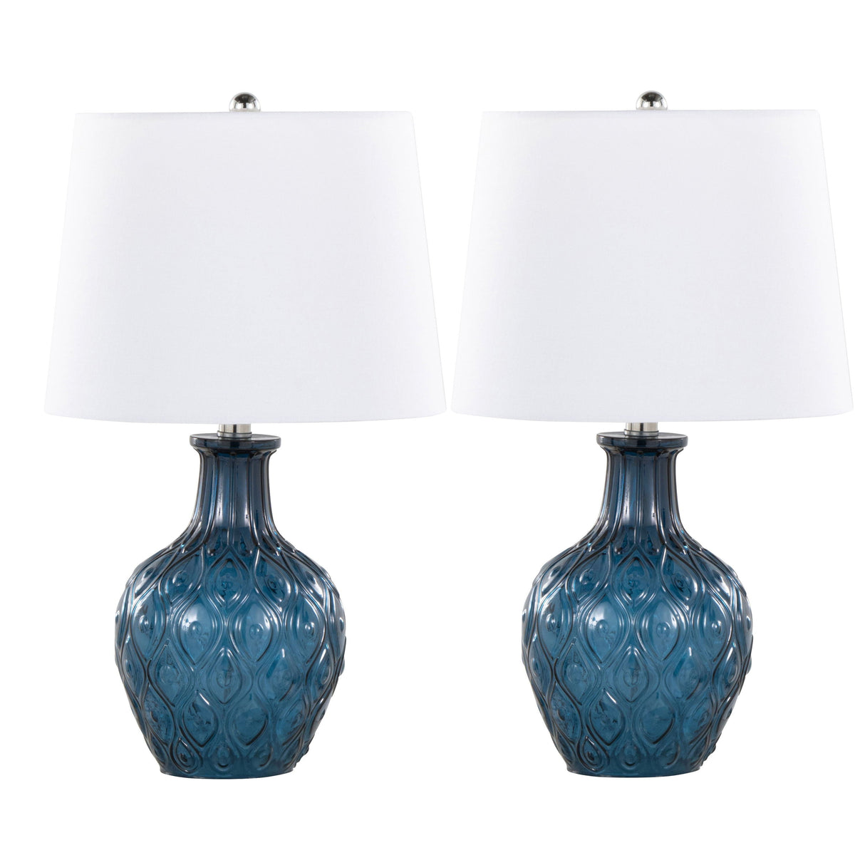 Gloria - Round Contemporary Lamp (Set of 2) by Couch.com