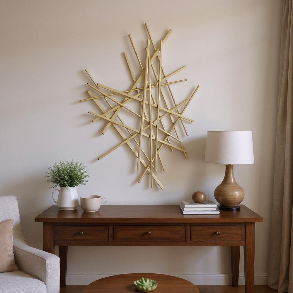 Silver Steel Wall Decor