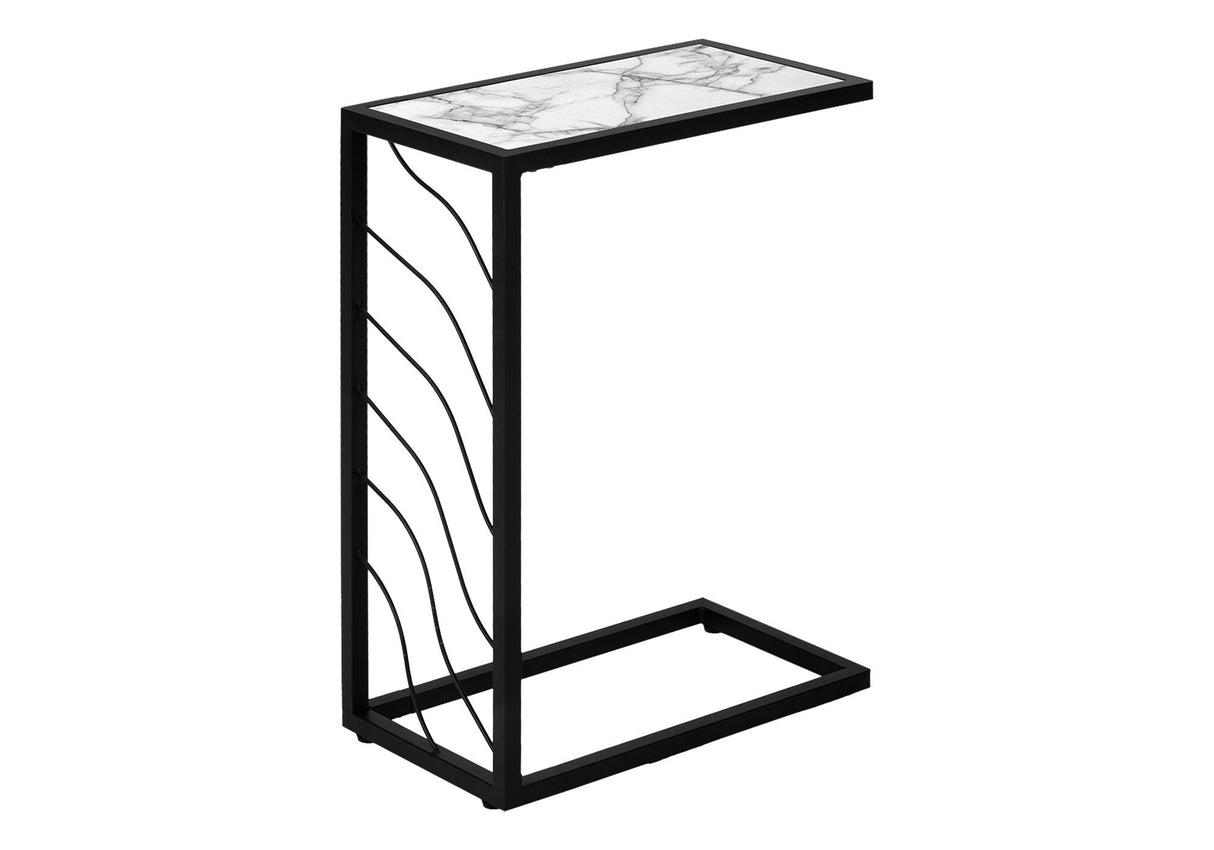 Accent Table, C - Shaped, Contemporary & Modern Convenient Design by Couch.com