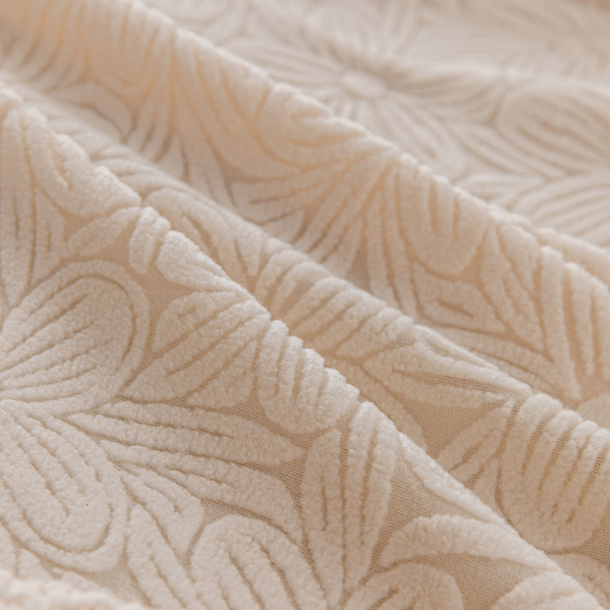 High Elastic Floral Couch Slipcover, Jacquard Stretch Non-Slip Furniture Protector