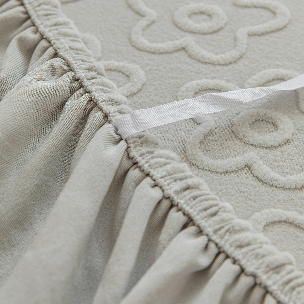 High Stretch Jacquard Sofa Slipcover, Soft Spandex Textured Floral Couch Cover