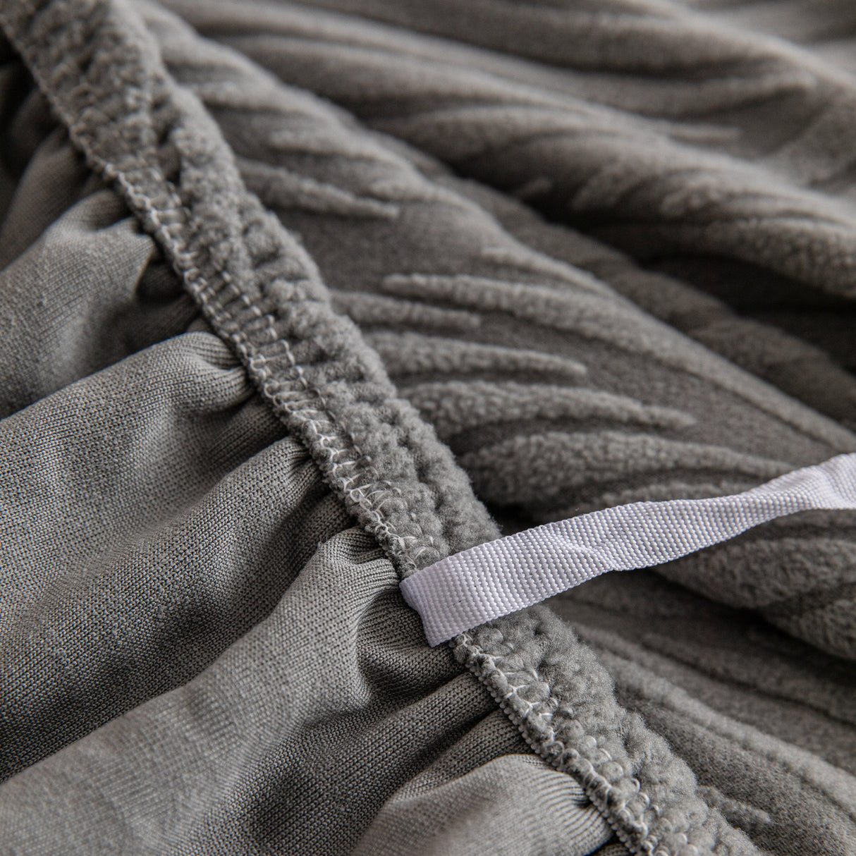 Modern Wavy Jacquard Sofa Slipcover, High Stretch Sofa Cover with 3D Organic Texture