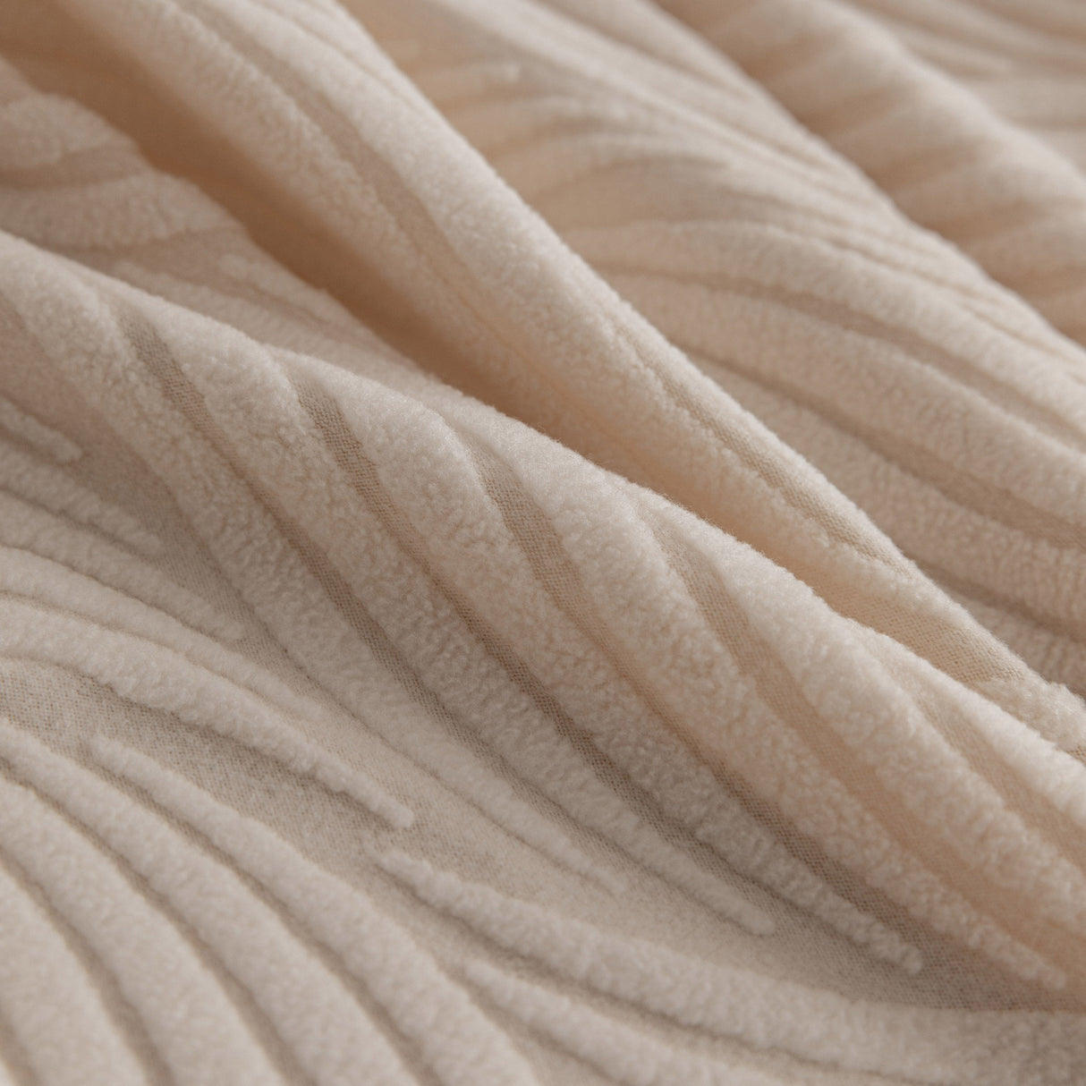 Modern Wavy Jacquard Sofa Slipcover, High Stretch Sofa Cover with 3D Organic Texture